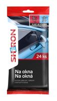 Ubrousky vlhčené Sheron na okna - 24 ks