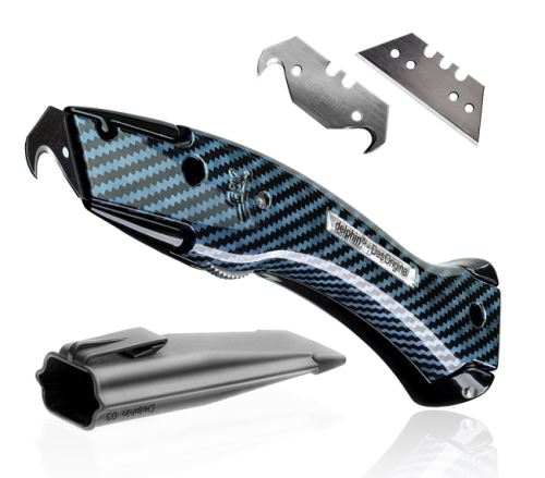 Nůž Delphin Original Style-Edition vzor karbonu + čepele a pouzdro
