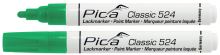 Značkovač Pica Classic 524 lakový zelený 2-4 mm / 10 ks