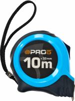 Metr svinovací PRO5 10 m x 32 mm, modrý, magnet (3)