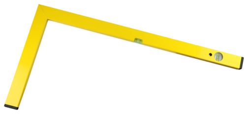 Úhelník zednický 150x100cm žlutý