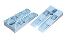 Klínky montážní plastové PRO5 šedé 50 ks, 82 x 43 x 15 mm