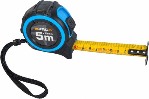 Metr svinovací PRO5 5 m x 25 mm, magnet modrý