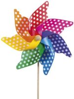 Větrník Dotty duhový, průměr 62 cm