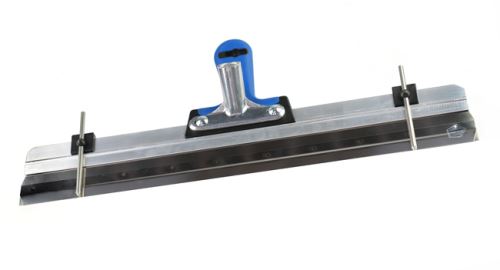 Špachtle nerezová s výztuží 560 mm softgrif pro zubaté lišty + zdarma lišta se zuby TKB R2