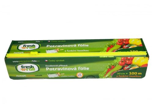 Fólie potravinová 30 cm / 100 m v krabičce s řezačkou