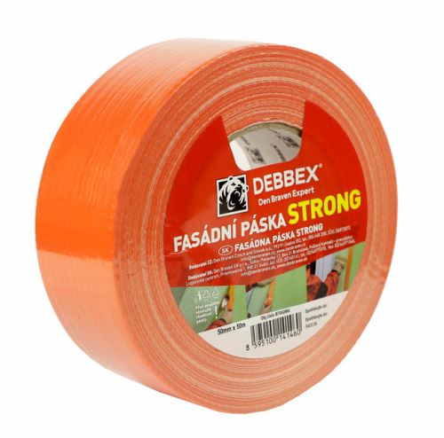 Páska fasádní oranžová 50mmx25m STRONG